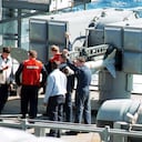 El descubrimiento "es el primero de una amplia toma de muestras en bases activas de misiles balísticos intercontinentales de Estados Unidos para atender preocupaciones específicas sobre cáncer planteadas por miembros de la comunidad de misiles”, dijo el Comando de Ataque Global de la Fuerza Aérea en un comunicado emitido el lunes. (Photo Courtesy of the US Navy/Getty Images)