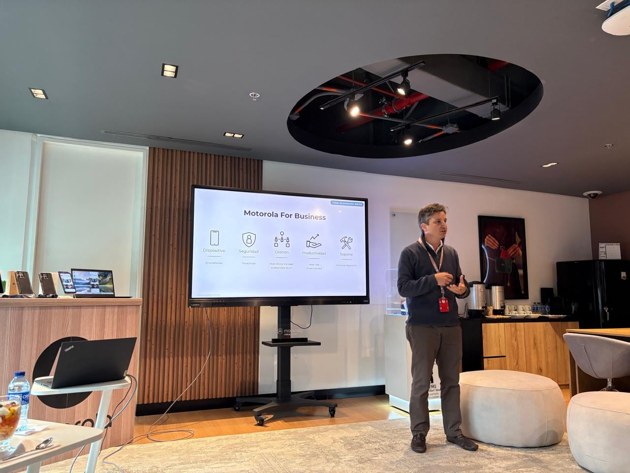 Luis Miguel Rodríguez, gerente de Motorola For Business Colombia y Ecuador