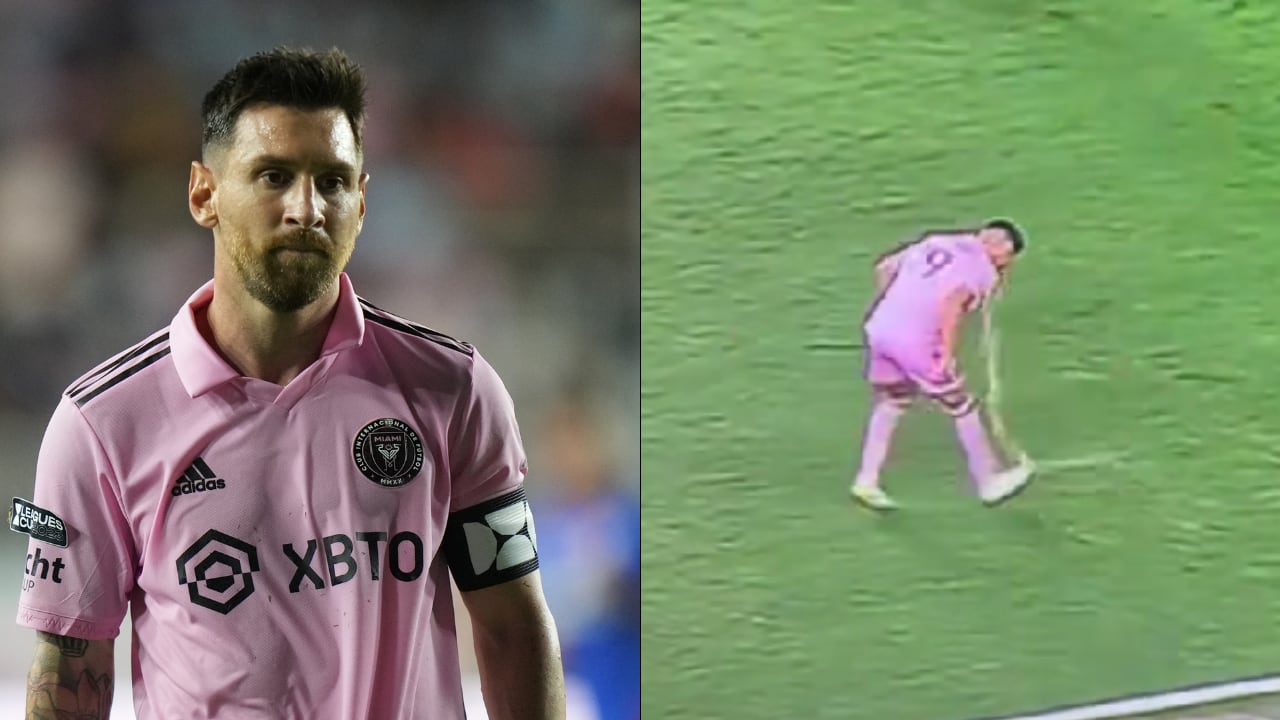 Compañero de Messi fue viral por vomitarse en pleno campo de juego.