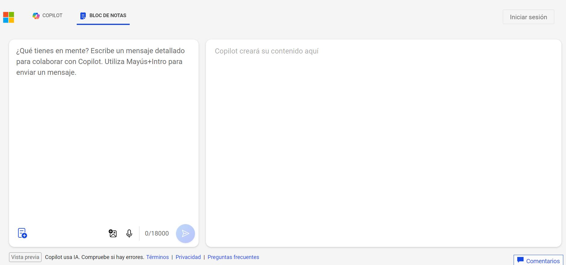 Copílot permite crear textos, mejorar la redacción o generar resúmenes más precisos.