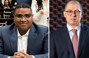 Óscar Benavides y Exfiscal Barbosa.