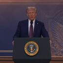 Donald Trump en el Foro Económico Mundial.