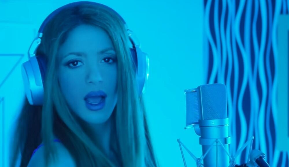 La cantante durante su Music Session #53 con Bizarrap.