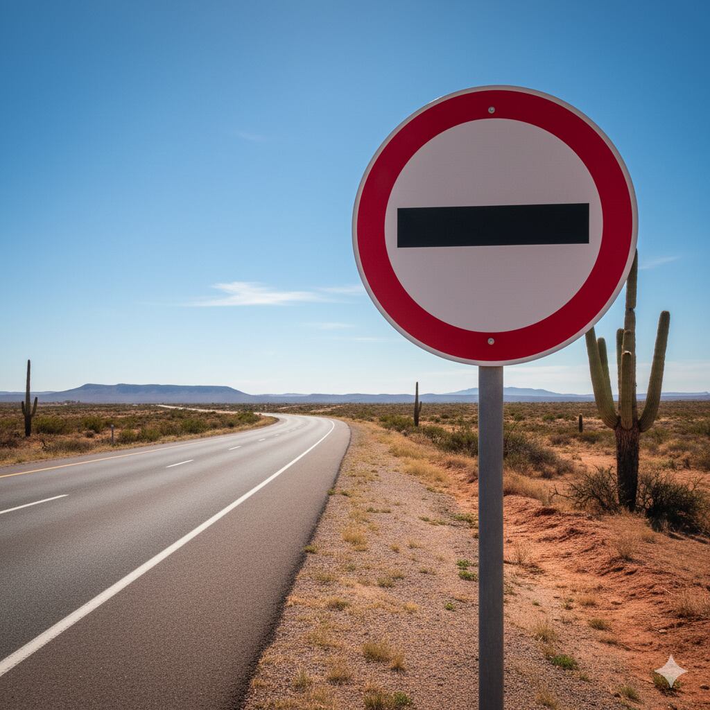 Esta señal de tránsito indica que el conductor se está aproximando a un reten o puesto de control.
