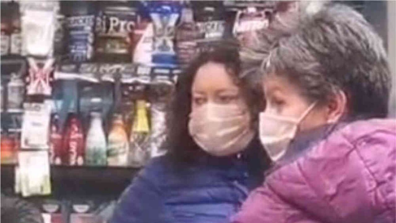 Esta imagen es del momento de los hechos.