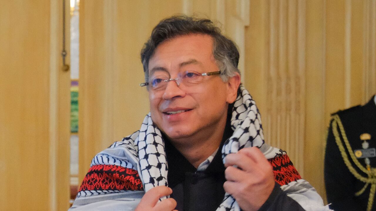 El presidente, Gustavo Petro, el 10 de octubre de 2025 en Bruselas (Bélgica)