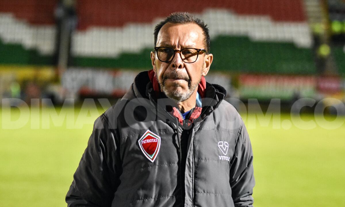 José Cheche Hernández, técnico Patriotas.  Foto: Dimayor