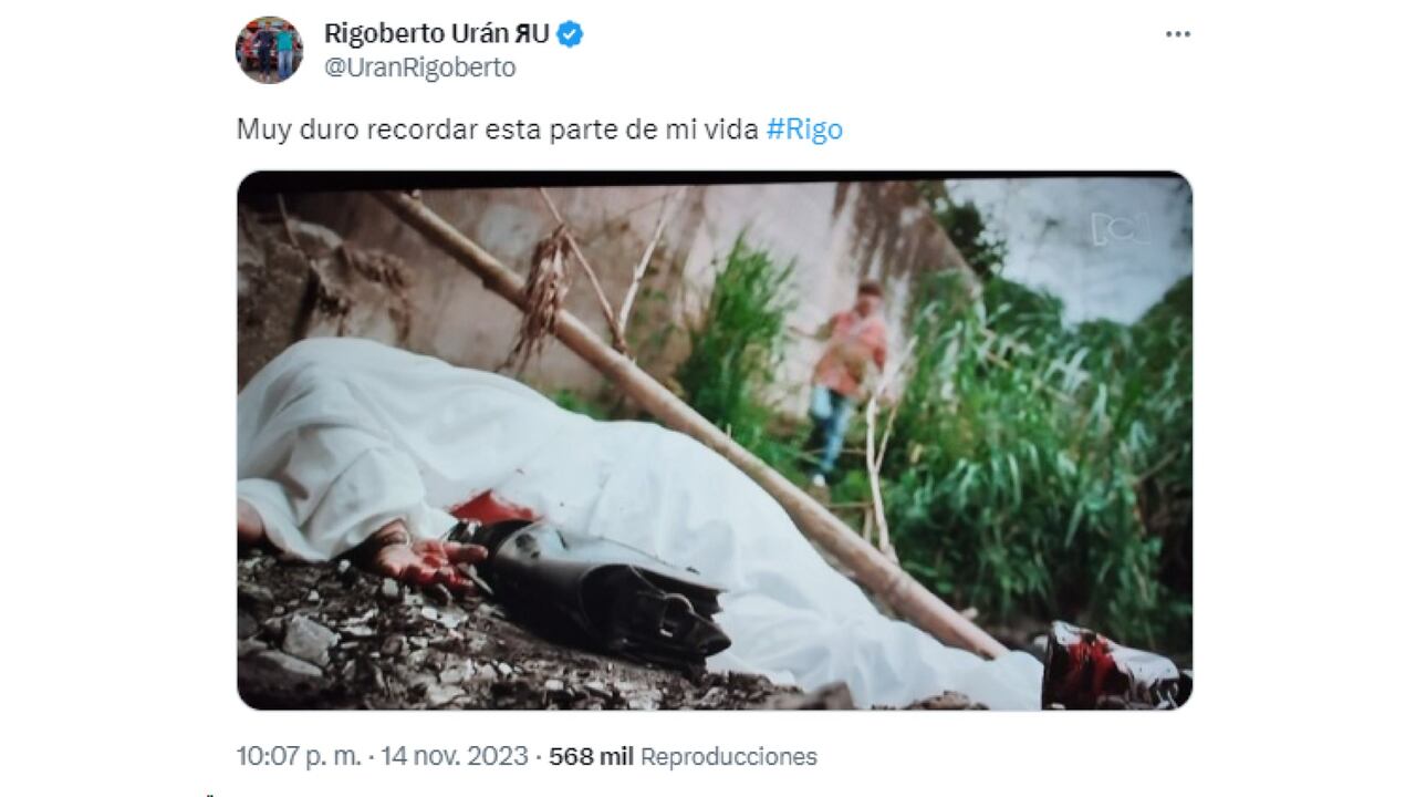 Esta fue la reacción que tuvo Rigoberto Urán tras el episodio de la muerte de su padre.