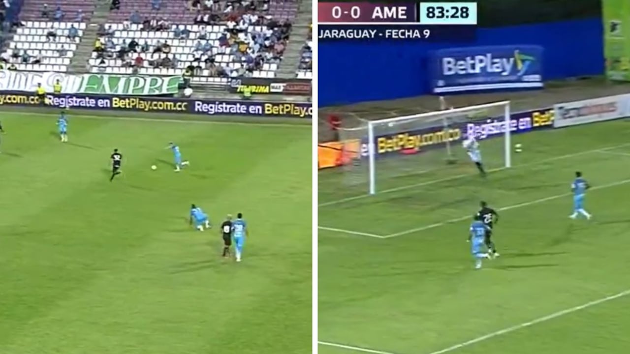 Golazo de Jaguares.