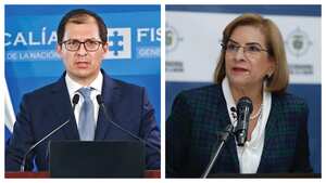 El fiscal general Francisco Barbosa y la procuradora Margarita Cabello se oponen a la ley de sometimiento.