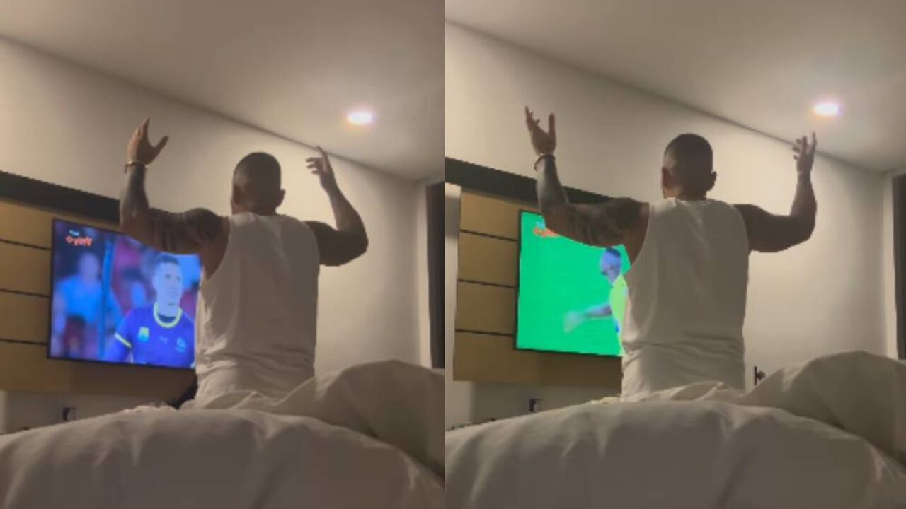 El artista no se contuvo al ver el resultado de la Liga BetPlay