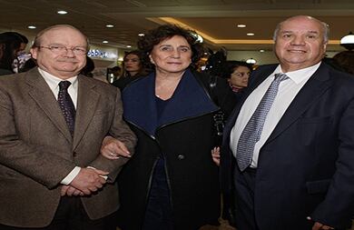 Benjamín Villegas, Clara Lucía de Villegas y Tulio Ángel.
