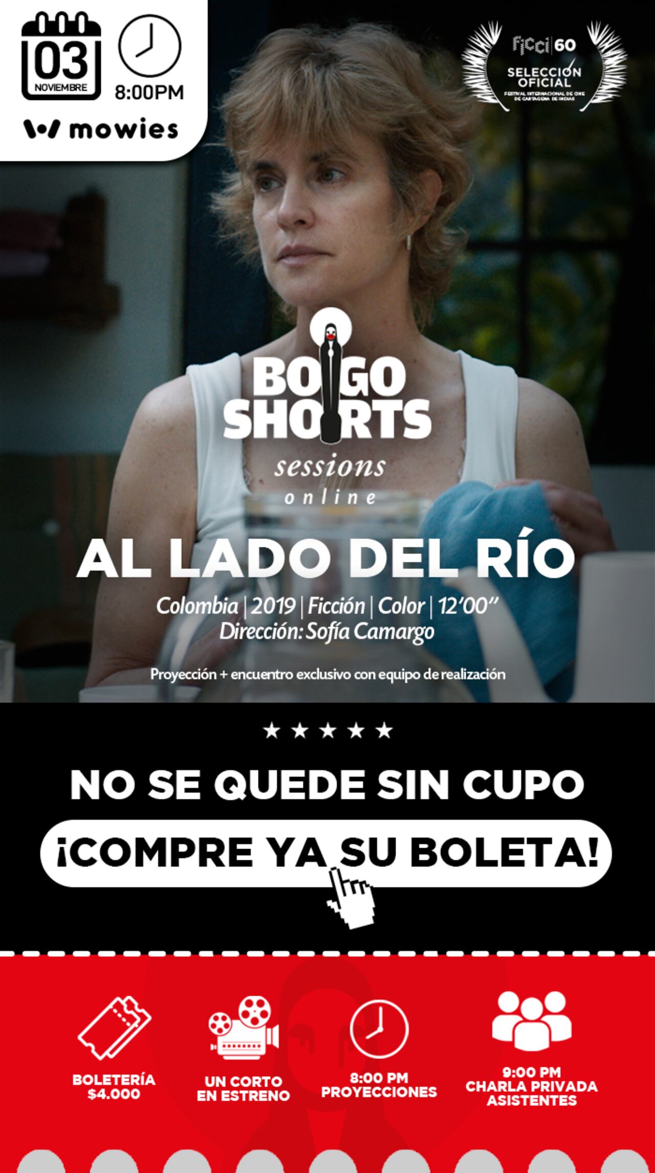 Afiche de evento de Bogoshorts
