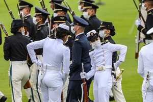 Desfile Militar Conmemoración 20 de Julio.
Escuela Militar José María Córdoba.
Bogotá Julio 20 de 2021.
Foto: Juan Carlos Sierra-Revista Semana.