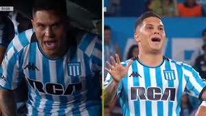 Rabieta de Juan Fernando Quintero en Racing