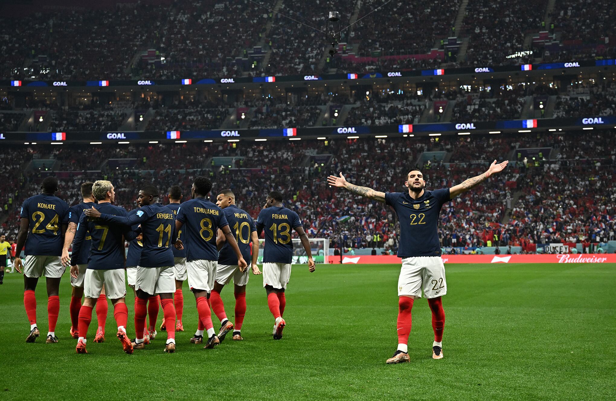 En imágenes : Las mejores jugadas de Francia vs Marruecos