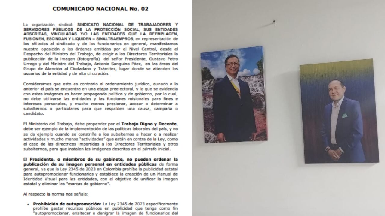 Los denunciantes afirmaron que las imágenes hacen propaganda política y de gobierno.