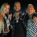 Maluma, La Liendra y Dani Duke estuvieron en el evento donde el cantante anunció su concierto en Medellín.