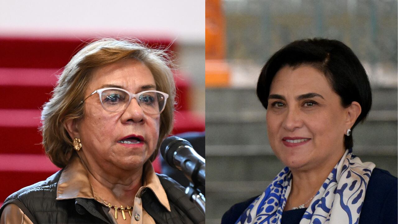 la canciller de Colombia, Rosa Villavicencio, y su par de Ecuador, Gabriela Sommerfel