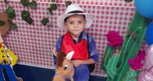 Maximiliano Cano, menor desaparecido en Remedios, Antioquia. Fotografía publicada con autorización de su madre, Sandra Cano.