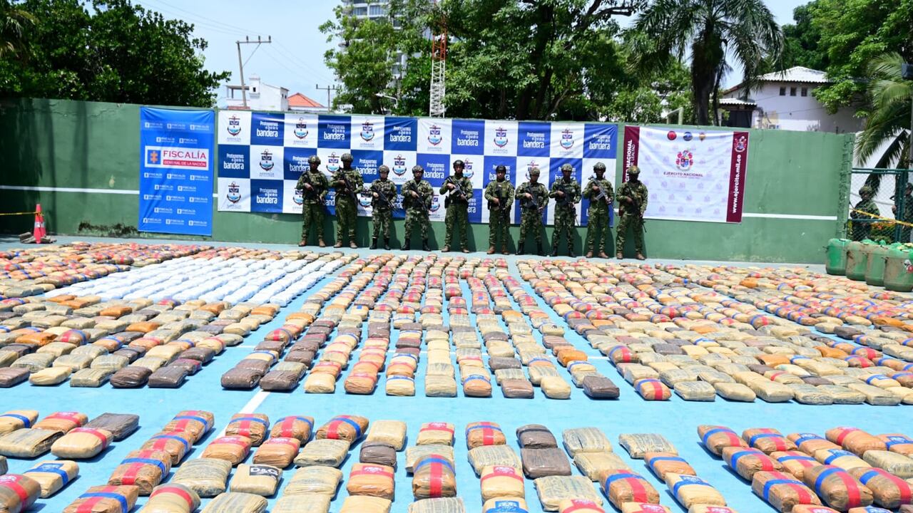 Gran incautación de marihuana en el Atlántico: operativo conjunto permitió quitarle 1.7 toneladas al Clan del Golfo