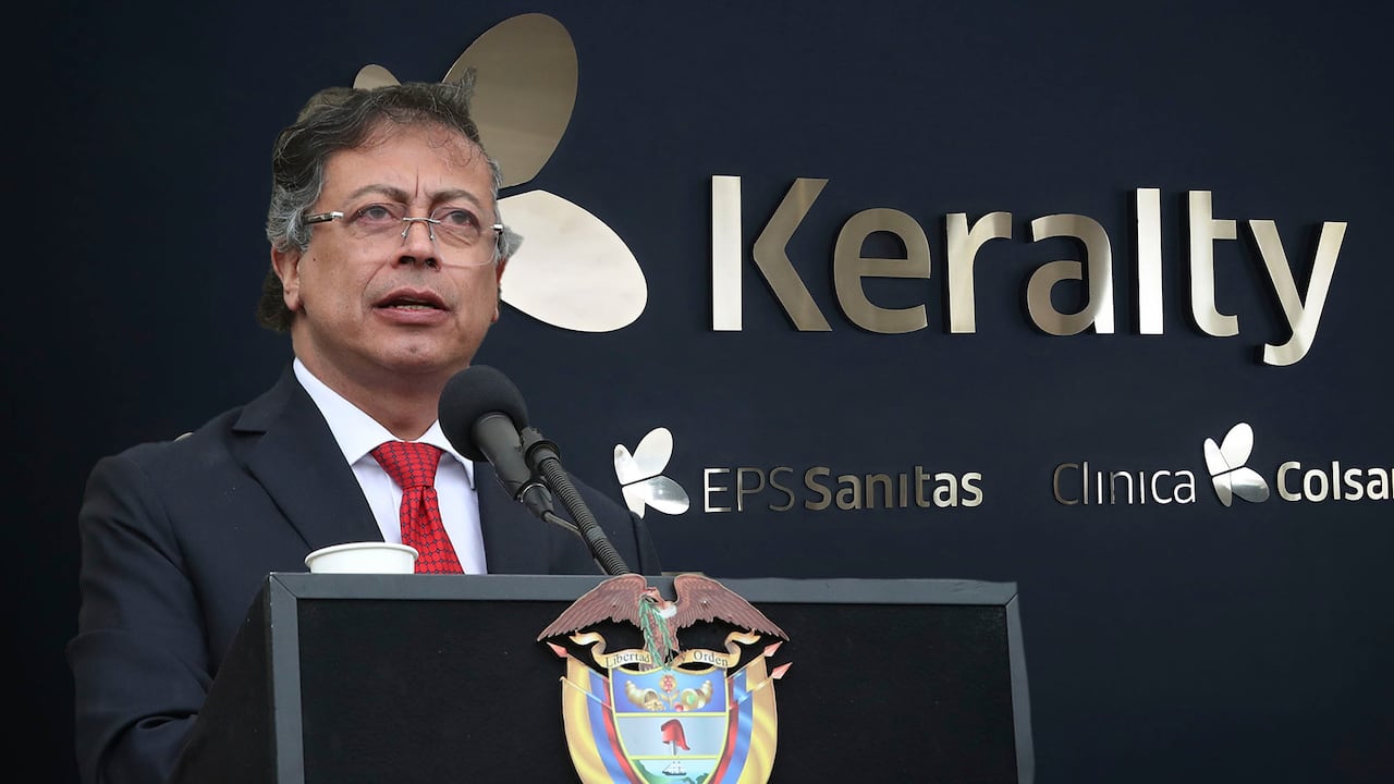 Gustavo Petro realizó polémicas declaraciones contra Keralty.