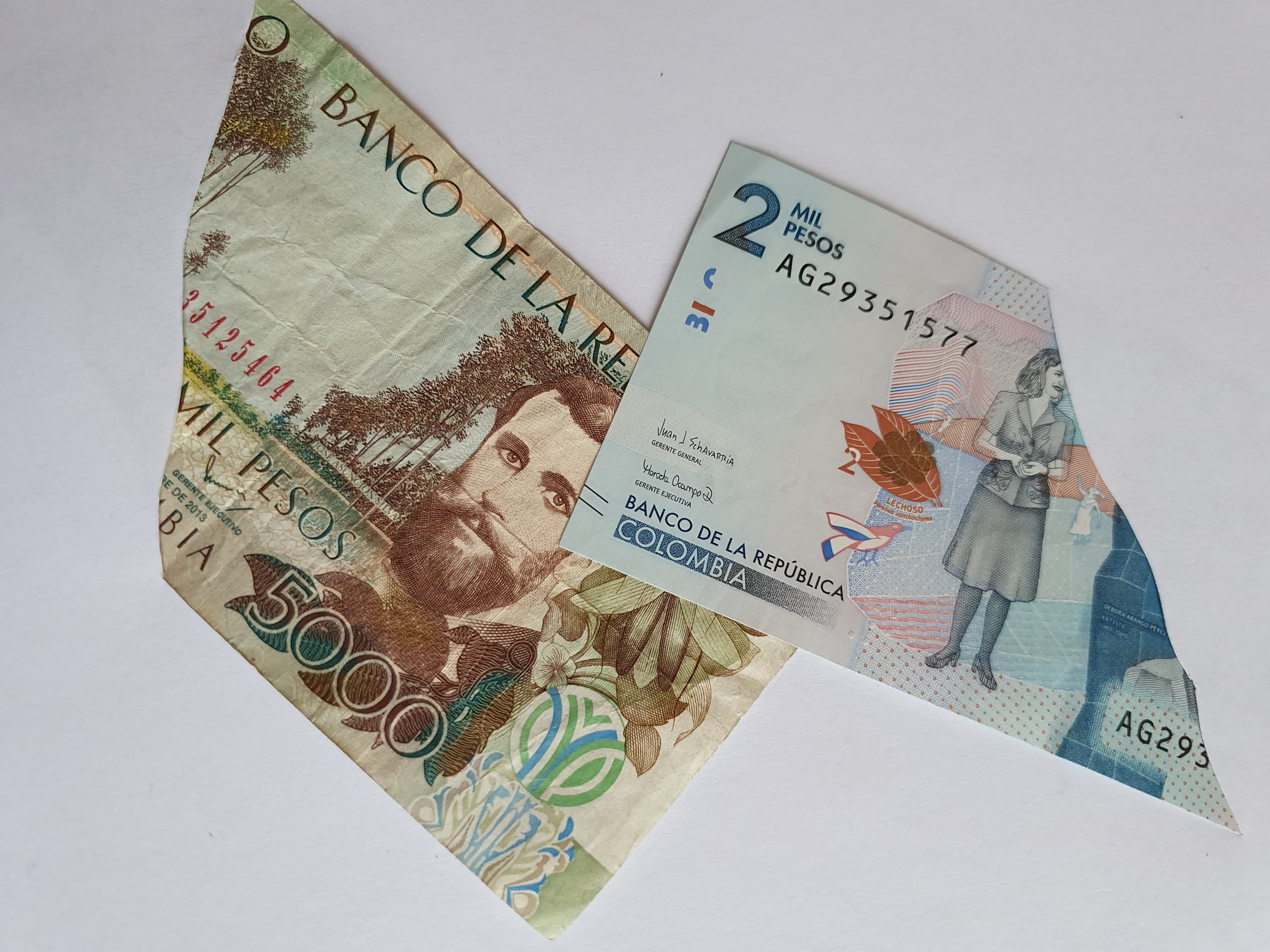 Billetes rotos