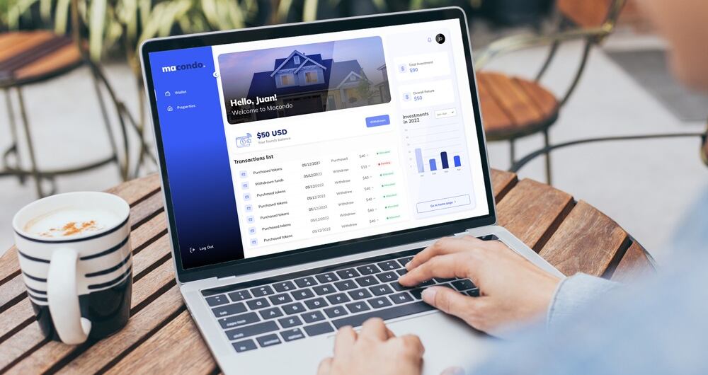 Macondo compra apartamentos de contado que luego le venden por partes a diferentes personas a través de un modelo conocido como propiedad fraccionada.