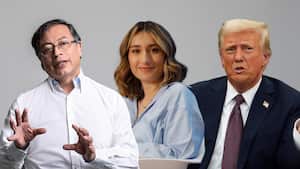 Donald Trump Gustavo Petro y Laura Sarabia