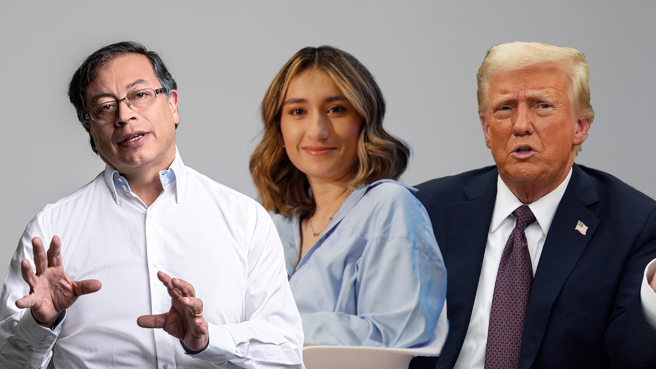 Donald Trump Gustavo Petro y Laura Sarabia