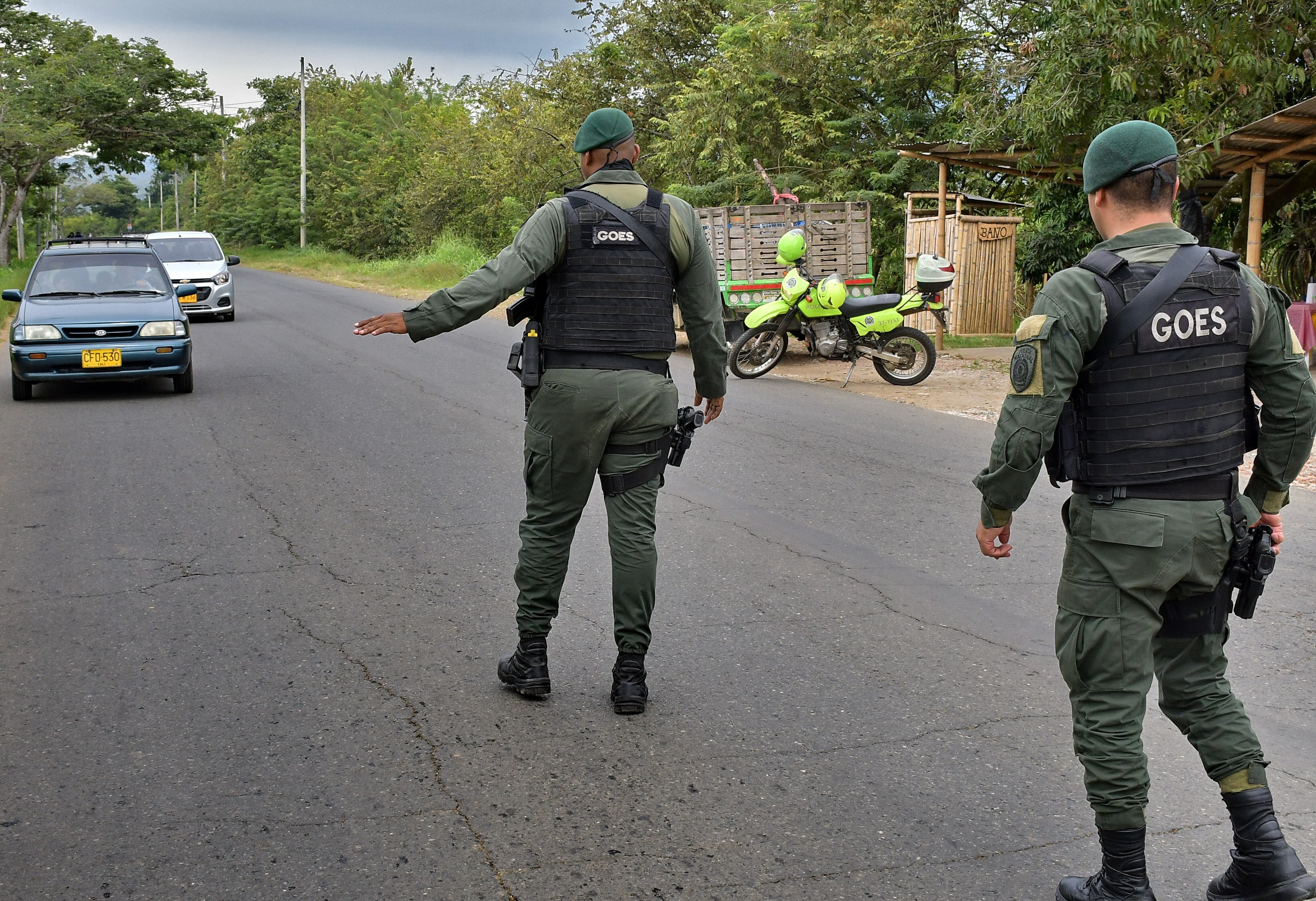 Luego de los dos atentados con granada en contra de la fuerza pública que se presentaron en menos de 24 horas en Jamundí, las autoridades anunciaron el fortalecimiento de los patrullajes en el municipio para garantizar la seguridad. Fotos Raúl Palacios / El País / 21 de Julio del 2023 Cali.