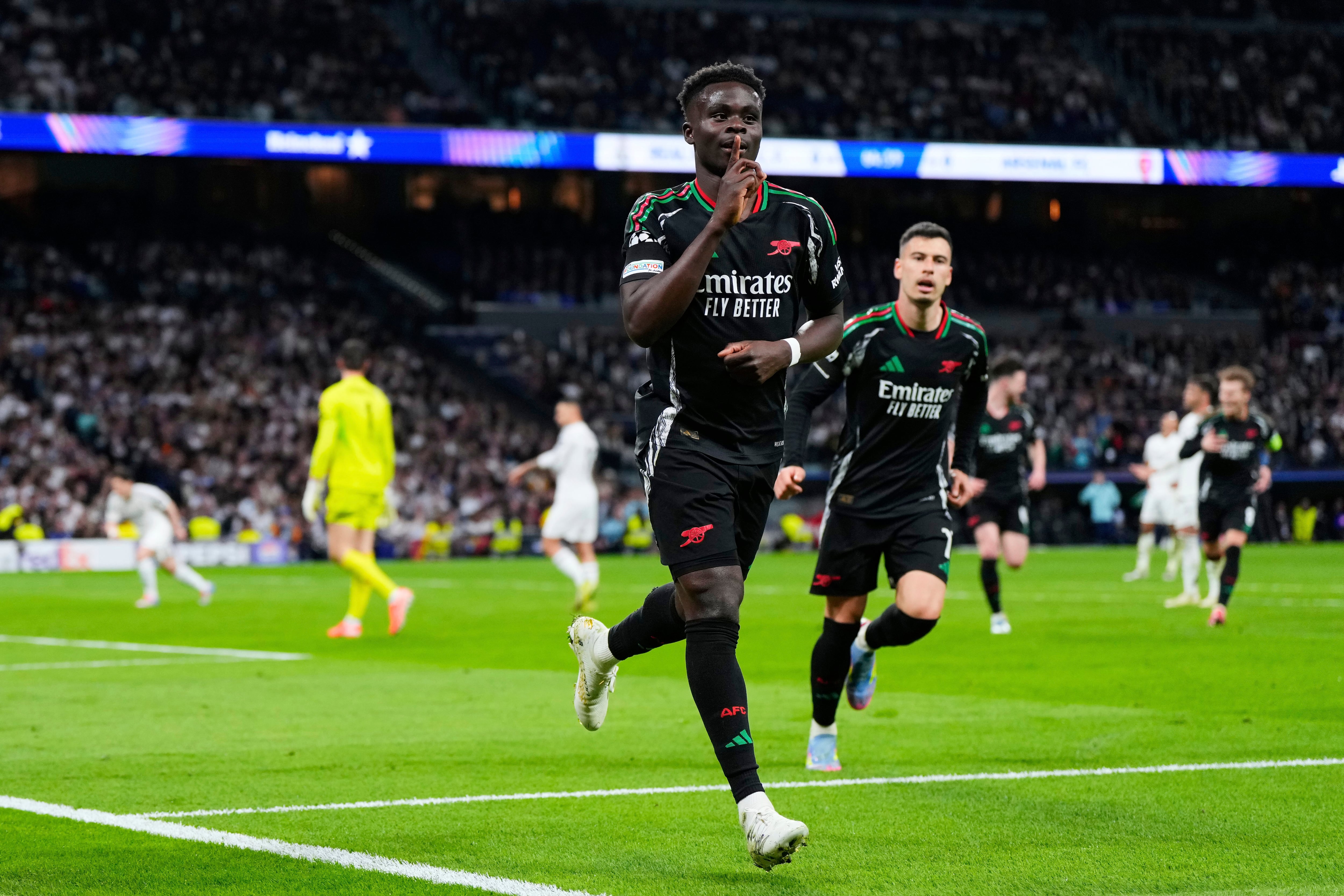 Arsenal le dio el batacazo al Real en Madrid.