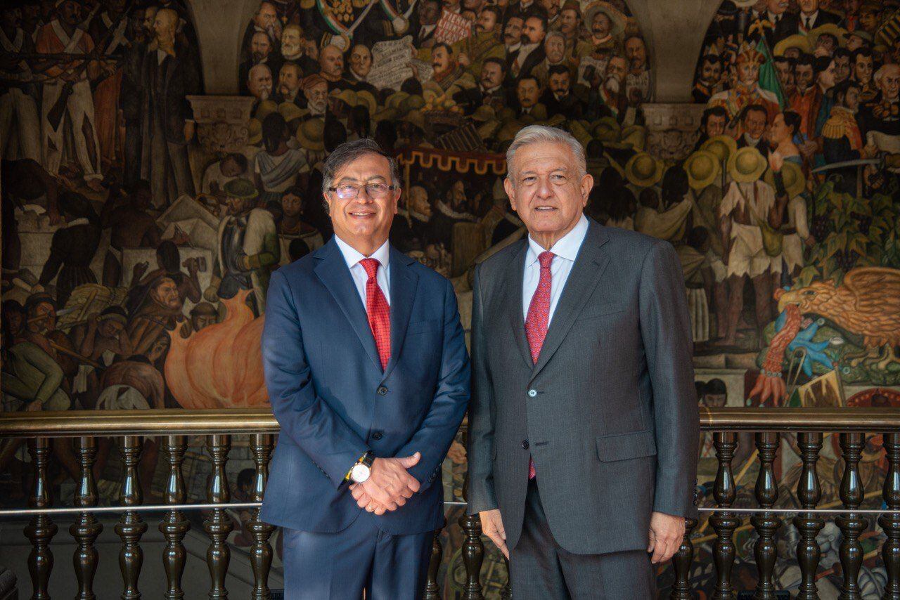 Presidente Gustavo Petro y Andrés Manuel López Obrador