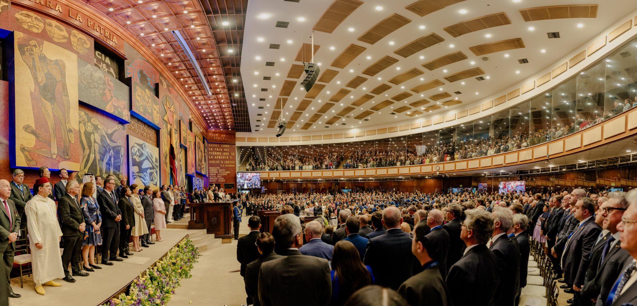 Posesión de Daniel Noboa como presidente de Ecuador