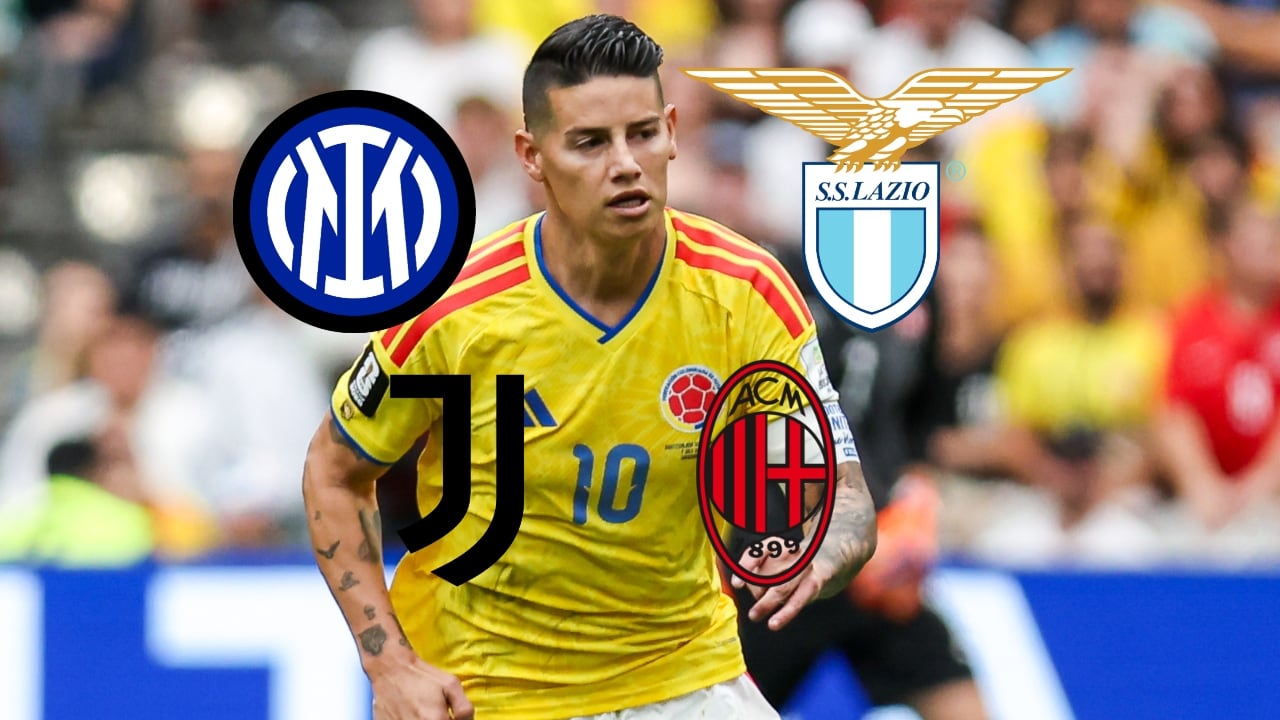 James Rodríguez suena para la Serie A de Italia.