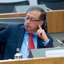 El presidente de Colombia, Gustavo Petro, participa en un desayuno-coloquio organizado por la CEOE, el 4 de mayo de 2023, en Madrid, España (Foto de Alberto Ortega/Europa Press vía Getty Images)