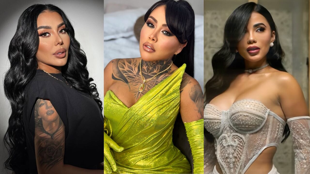 Marcela Reyes, Yina Calderón y Karina García, en ‘La casa de los famosos'.