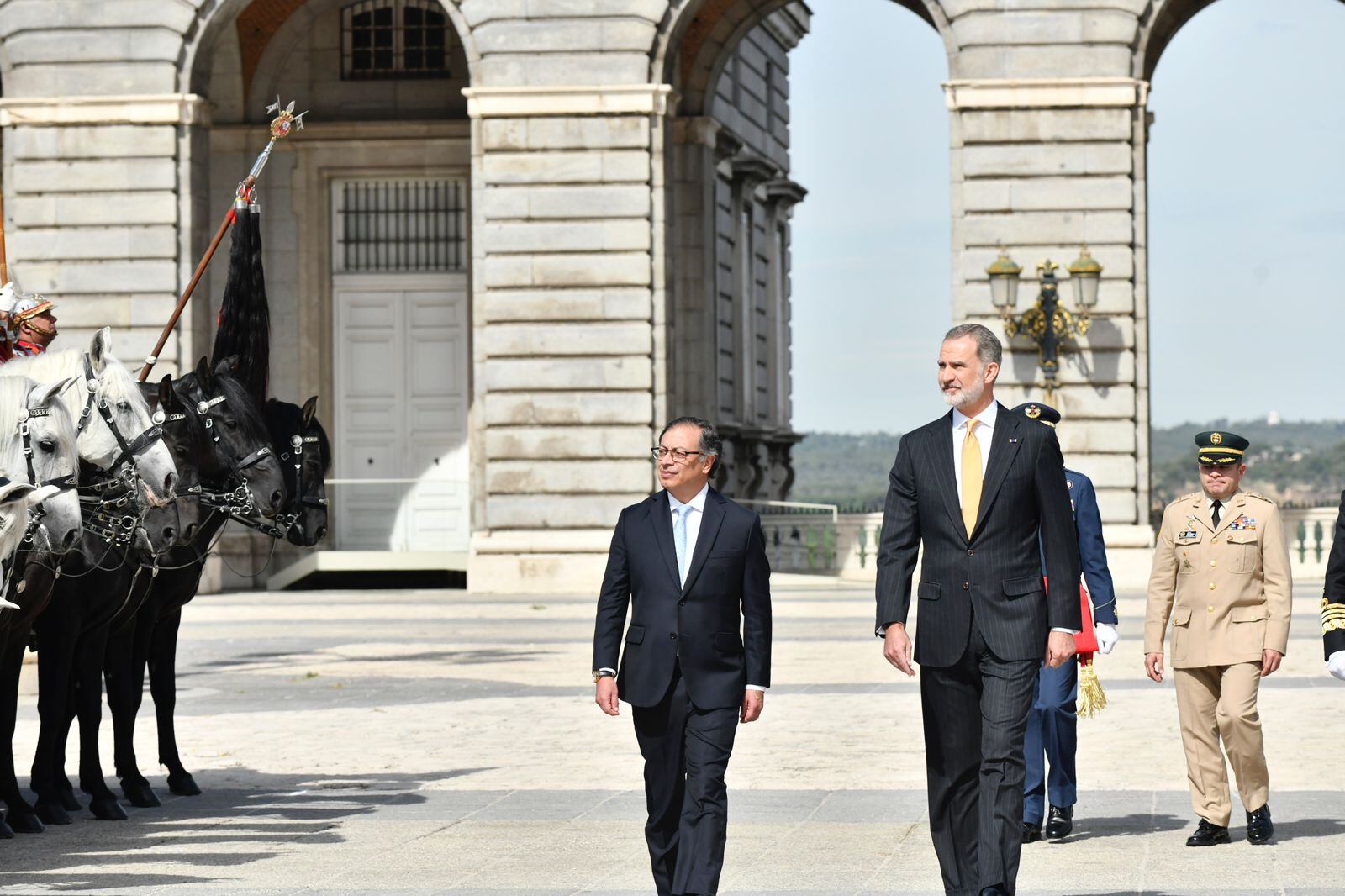 Presidente Gustavo Petro visita a España rey Felipe VI de España Mayo 3 2023