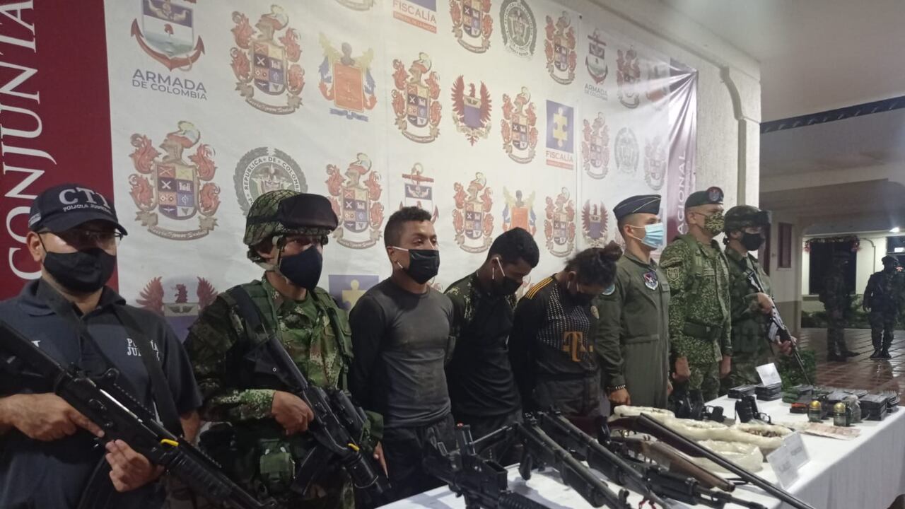 Presuntos integrantes del ELN capturados durante las últimas horas.