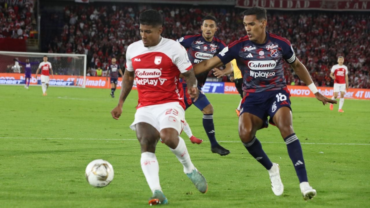 Imagen del Independiente Santa Fe vs. Deportivo Independiente Medellín.