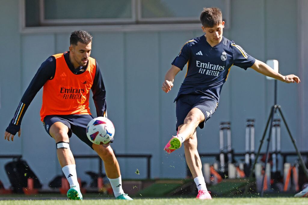 Arda Güler volvió a entrenarse con el Real Madrid.