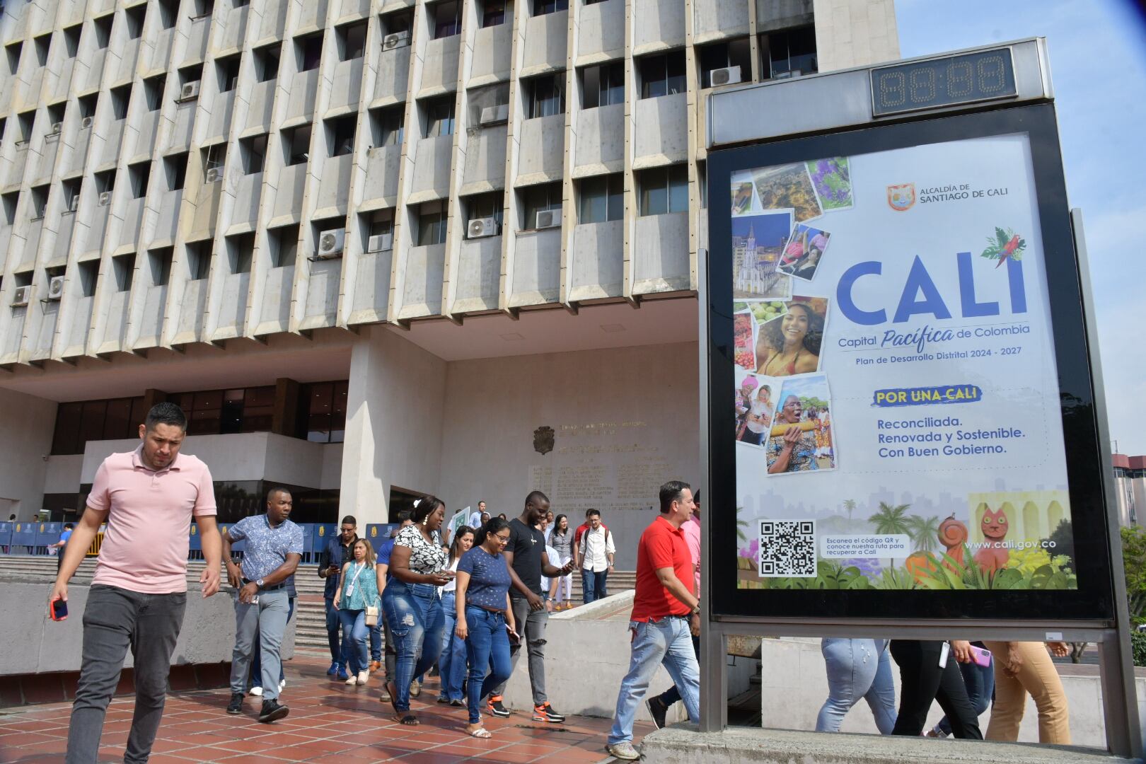 Simulacro de evacuación Cali