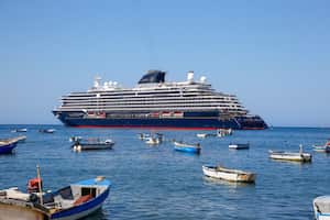 Primer crucero que llegó a Santa Marta de la temporada.