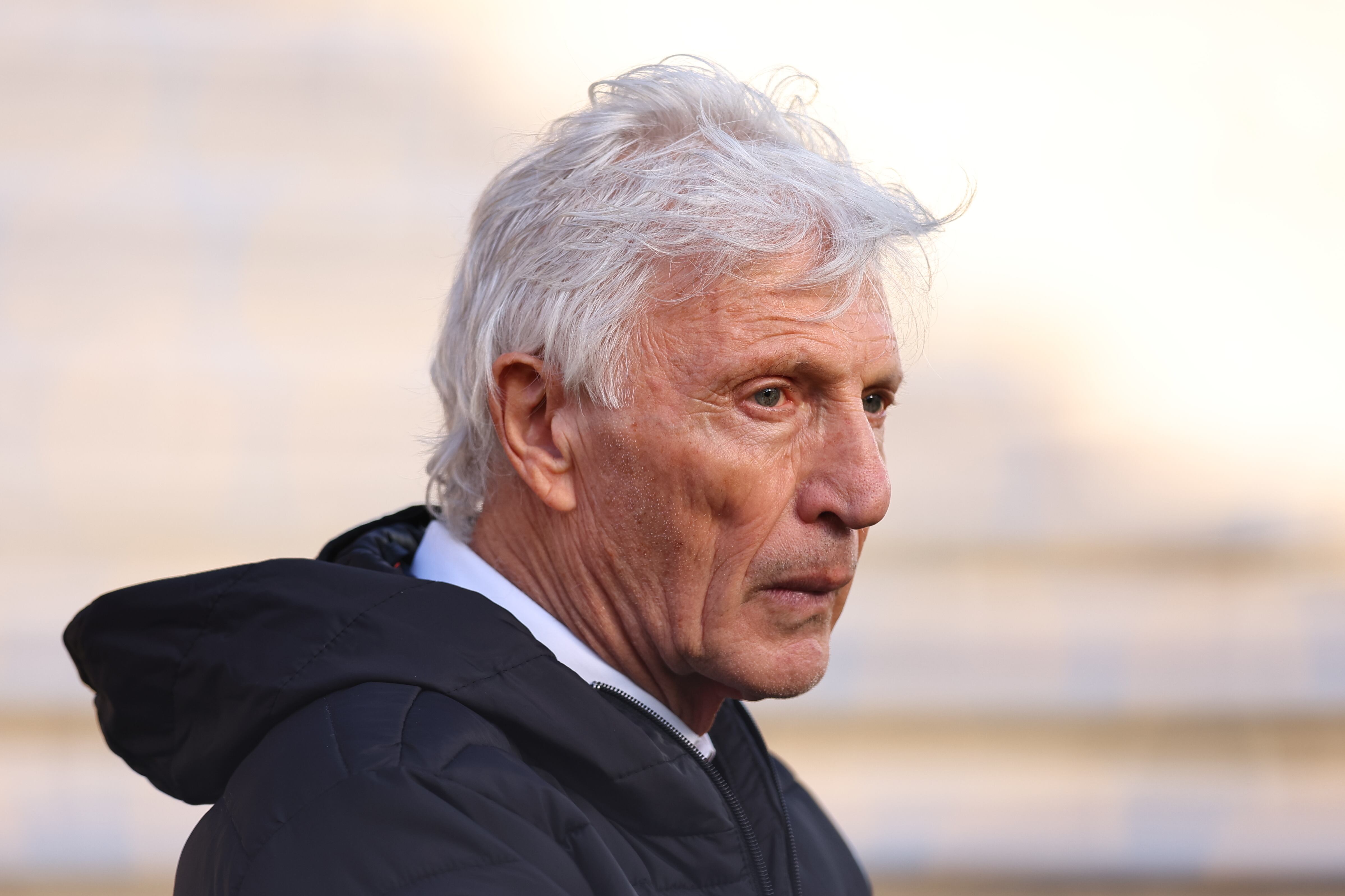 VIENNA, AUSTRIA - SEPTEMBER 22: Jose Pekerman the head coach / manager of Venezuela during the International Friendly match between Venezuela and Iceland at Motion Invest Arena on September 22, 2022 in Vienna, Austria. (Photo by Robbie Jay Barratt - AMA/Getty Images)
