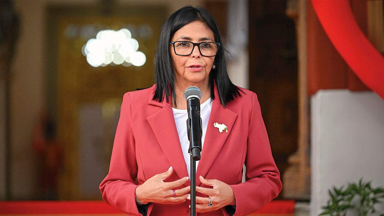 Delcy Rodríguez, presidenta interina de Venezuela.