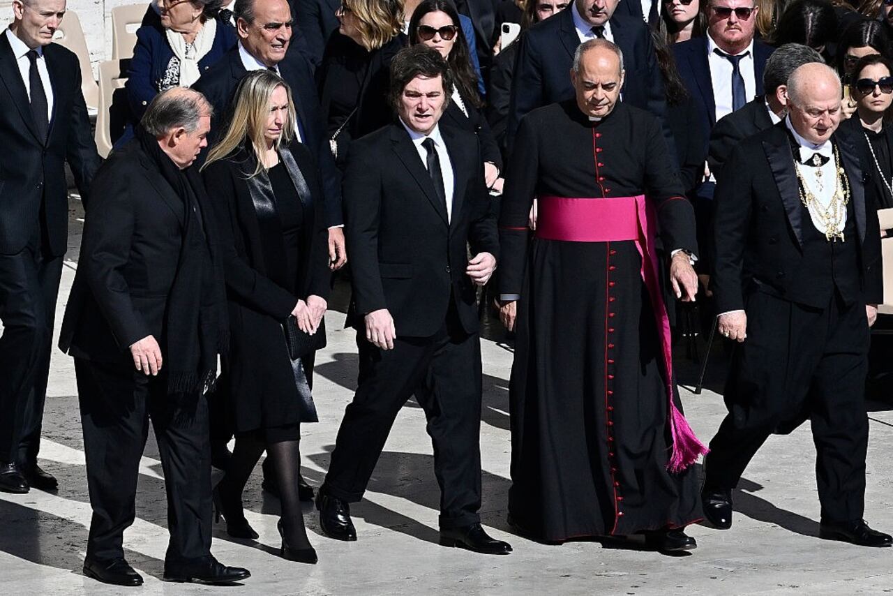 Presidente de Argentina, Javier Milei en el Vaticano.