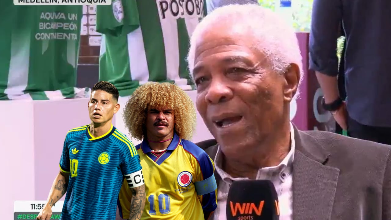 James Rodríguez, 'Pibe' Valderrama y Francisco Maturana. El técnico avaló los llamados al 10 actual a la Selección Colombia.