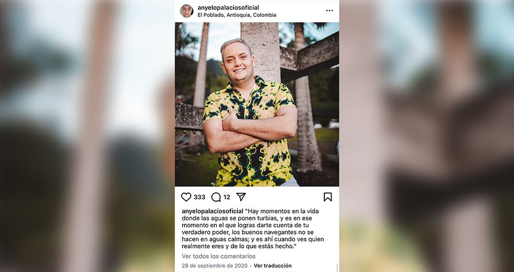 Lejos del país y buscando volver a la policía, así vive ahora Ányelo Palacios.