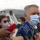 Presidente Iván Duque llegó a Madrid (España) en visita oficial. 15 de septiembre 2021.