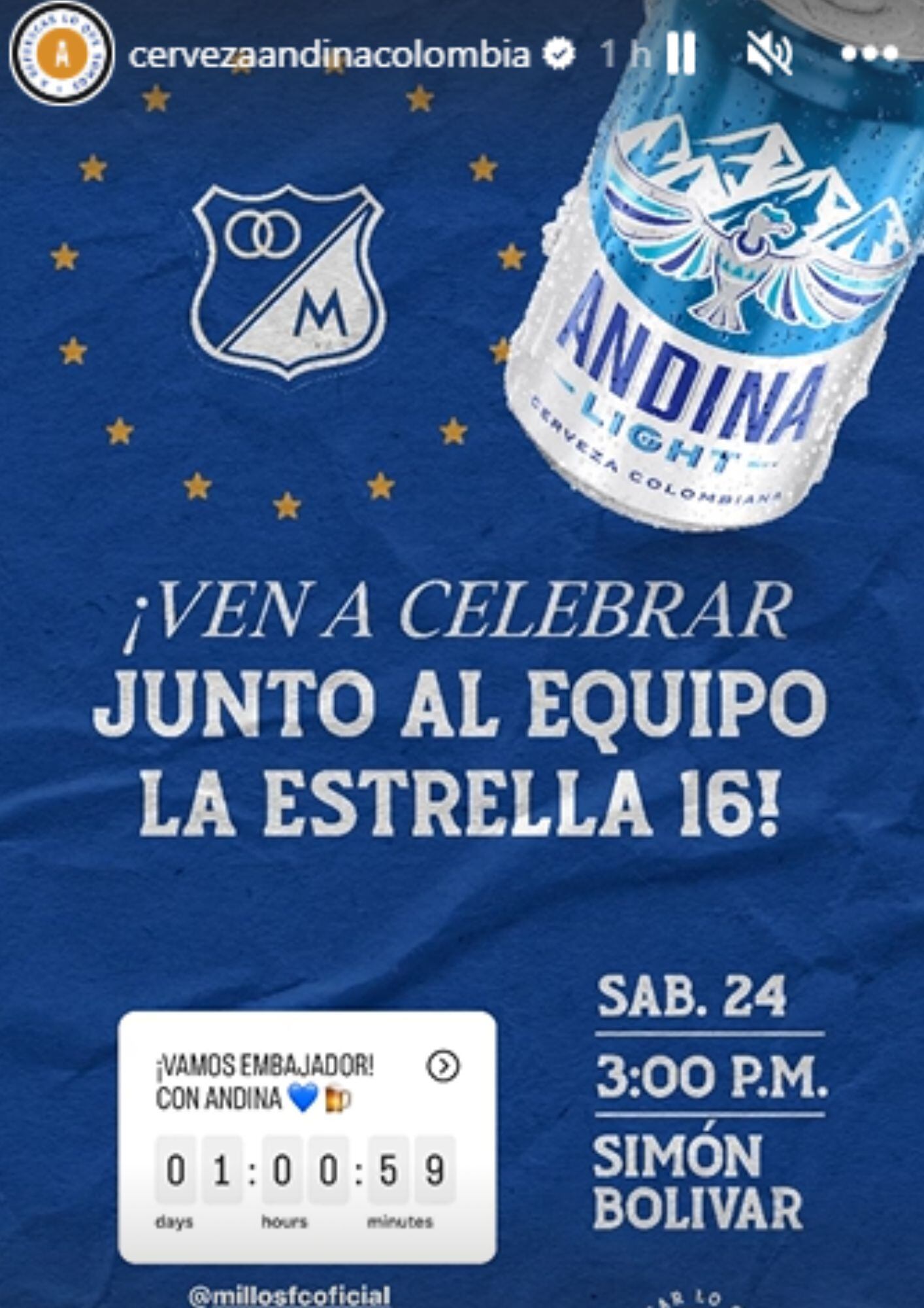 Tomado de @cervezaandinacolombia